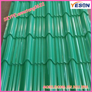 painted metal roofing corrugated/PPGI tile roofing/steel roofing sheet